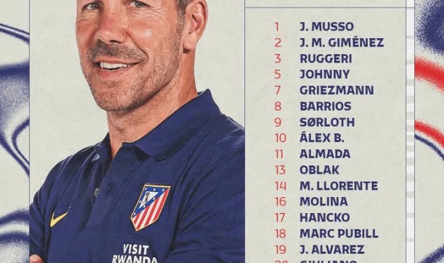 开云娱乐-马竞国王杯大名单：格列兹曼、小蜘蛛领衔，加拉格尔缺席